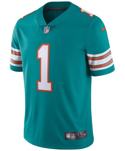 Men's Tua Tagovailoa Aqua Miami Dolphins Alternate Vapor Limited Jersey $49.40 Jersey