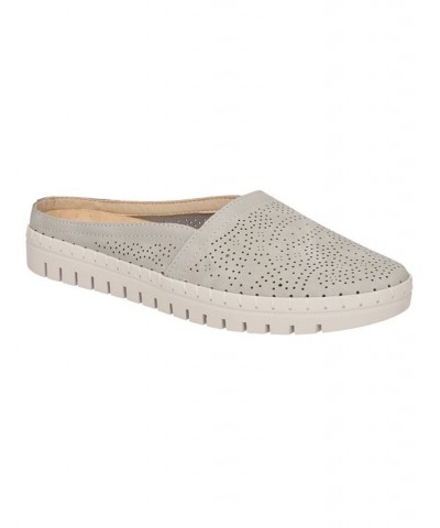 Women's Karana Comfort Mules Gray $28.60 Shoes