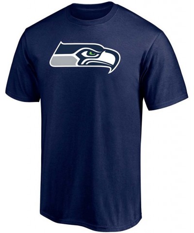 Men's DK Metcalf College Navy Seattle Seahawks Player Icon Name and Number T-shirt $19.79 T-Shirts