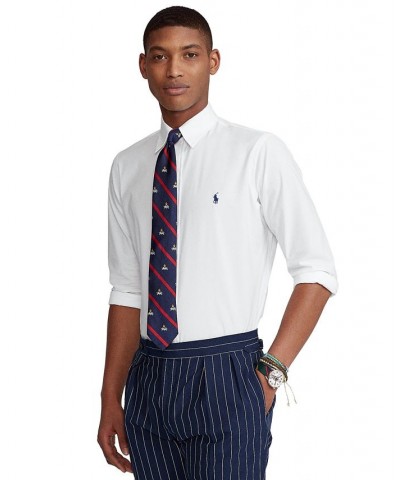 Classic-Fit Checked Poplin Shirt White $41.85 Shirts