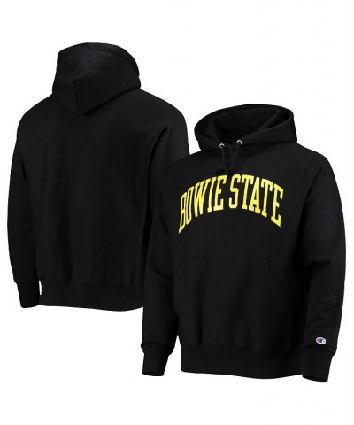 Men's Black Bowie State Bulldogs Tall Arch Pullover Hoodie $38.95 Sweatshirt