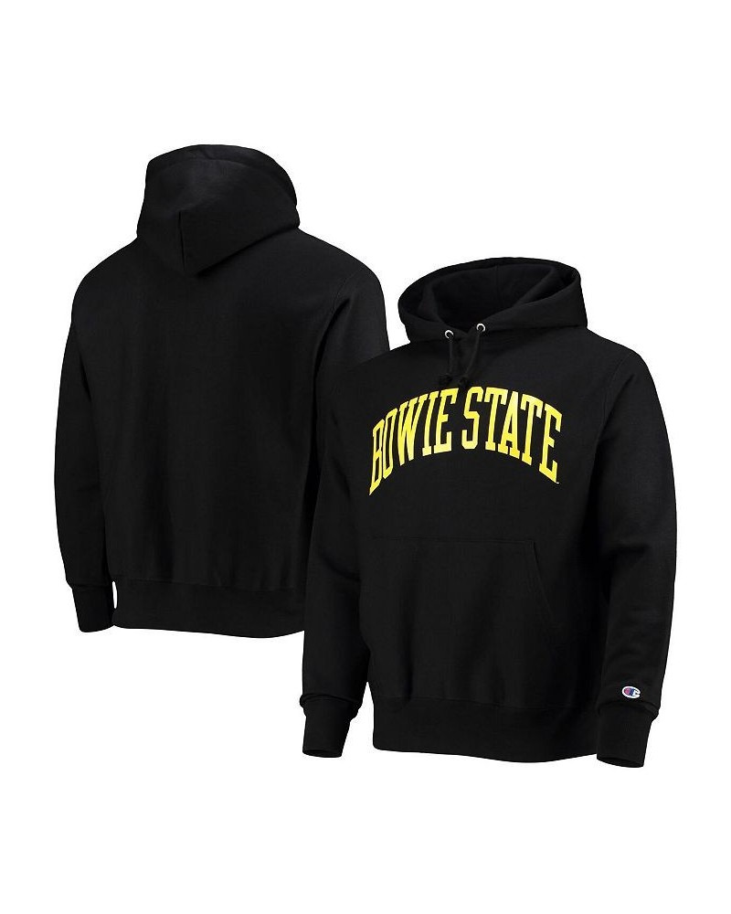 Men's Black Bowie State Bulldogs Tall Arch Pullover Hoodie $38.95 Sweatshirt