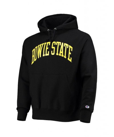 Men's Black Bowie State Bulldogs Tall Arch Pullover Hoodie $38.95 Sweatshirt