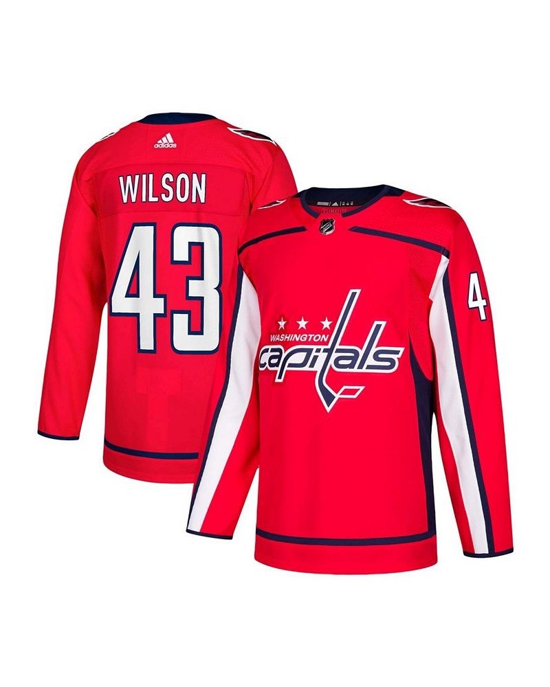 Men's Tom Wilson Red Washington Capitals Home Authentic Player Jersey $96.35 Jersey