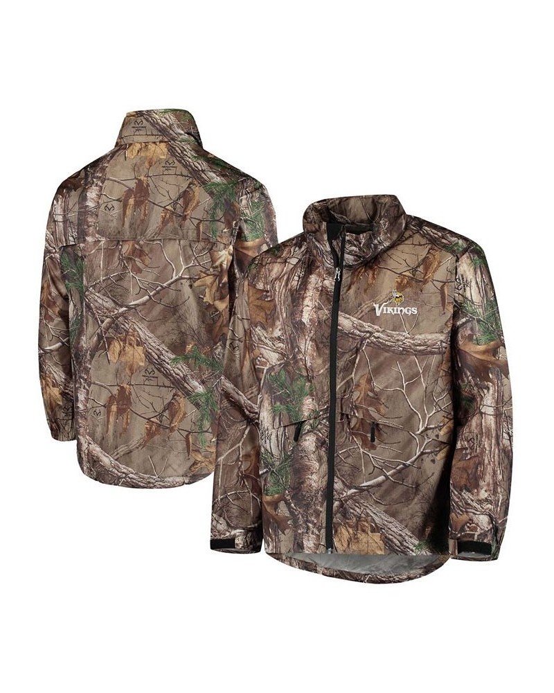 Men's Realtree Camo Minnesota Vikings Sportsman Waterproof Packable Full-Zip Jacket $41.40 Jackets