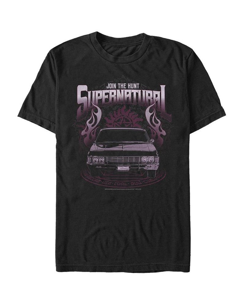 Men's Supernatural Road Tour Short Sleeve T-shirt Black $17.15 T-Shirts