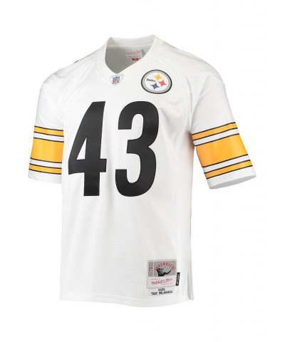 Men's Troy Polamalu White Pittsburgh Steelers 2005 Legacy Replica Jersey $78.20 Jersey