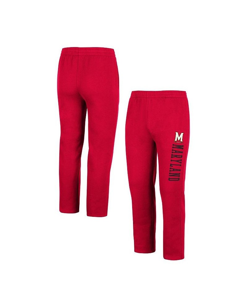 Men's Red Maryland Terrapins Fleece Pants $24.20 Pants