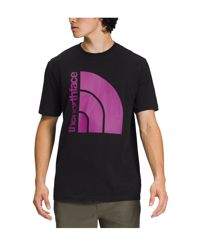 Men's Jumbo Half-Dome Logo T-Shirt Black $24.00 T-Shirts