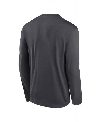 Men's Anthracite Chicago White Sox Icon Legend Performance Long Sleeve T-shirt $29.69 T-Shirts