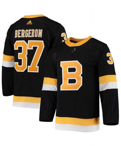 Men's Patrice Bergeron Black Boston Bruins Alternate Authentic Player Jersey $85.44 Jersey