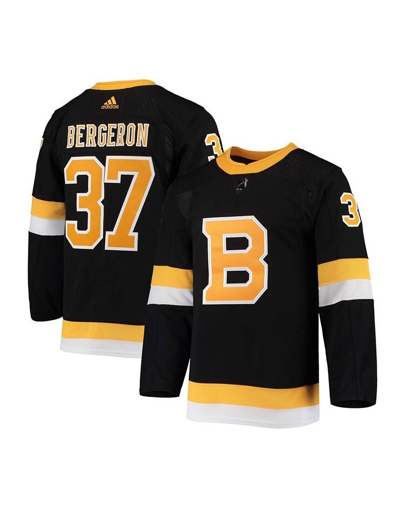 Men's Patrice Bergeron Black Boston Bruins Alternate Authentic Player Jersey $85.44 Jersey