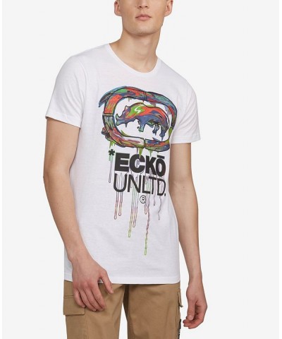 Men's Big and Tall Dripski Graphic T-shirt White $17.34 T-Shirts