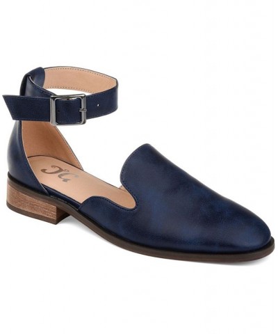 Women's Loreta Flats Blue $42.00 Shoes