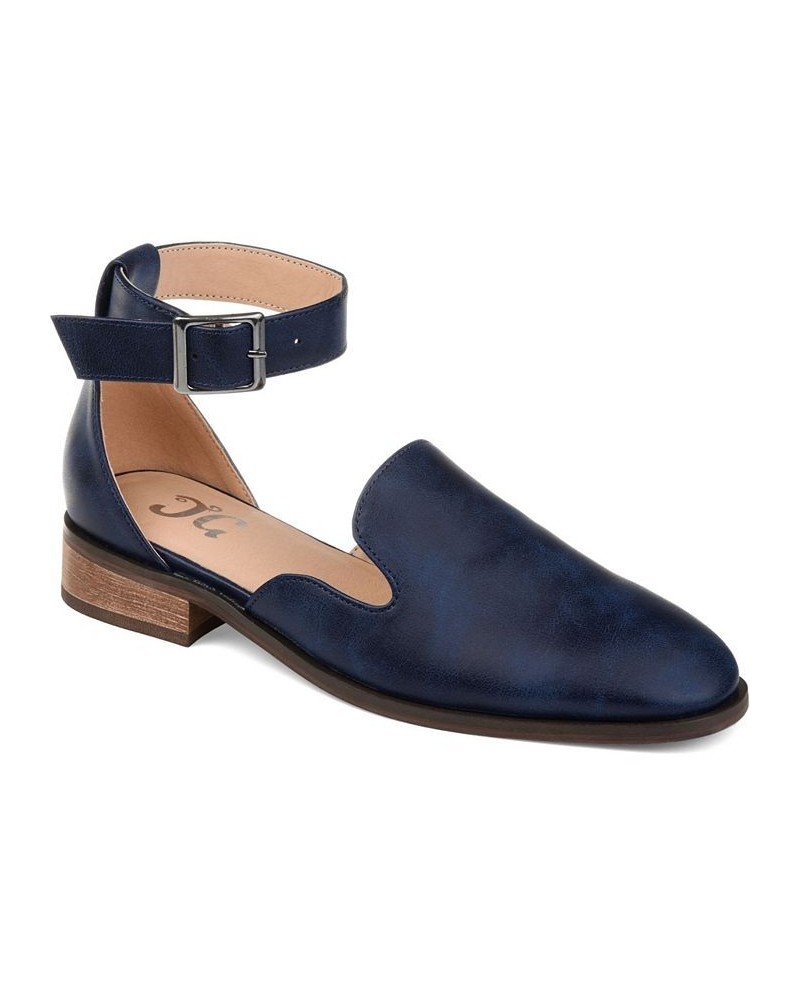 Women's Loreta Flats Blue $42.00 Shoes