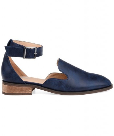 Women's Loreta Flats Blue $42.00 Shoes