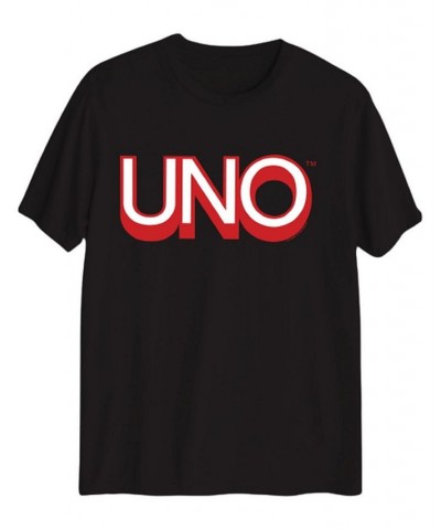 Men's Mattel Uno Short Sleeve Graphic T-shirt Black $17.50 T-Shirts