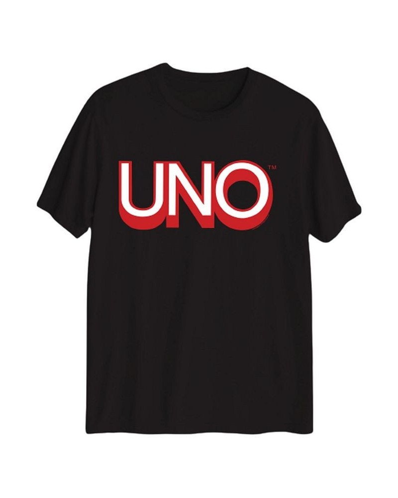 Men's Mattel Uno Short Sleeve Graphic T-shirt Black $17.50 T-Shirts