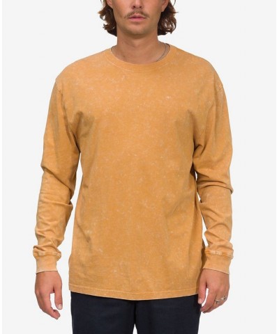 Men's Kendrick Long Sleeve Knit T-shirt Yellow $13.89 T-Shirts