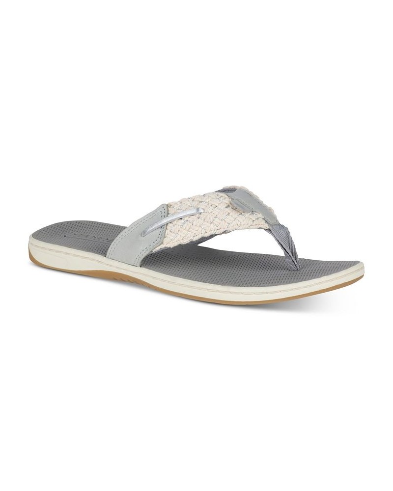 Women's Parrotfish Flip-Flop Sandal Gray $25.80 Shoes