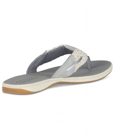 Women's Parrotfish Flip-Flop Sandal Gray $25.80 Shoes