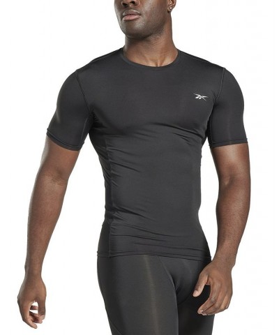 Men's Workout Ready Compression Short-Sleeve T-Shirt Black $15.93 T-Shirts