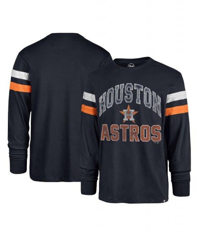 Men's Navy Houston Astros Irving Long Sleeve T-shirt $33.59 T-Shirts