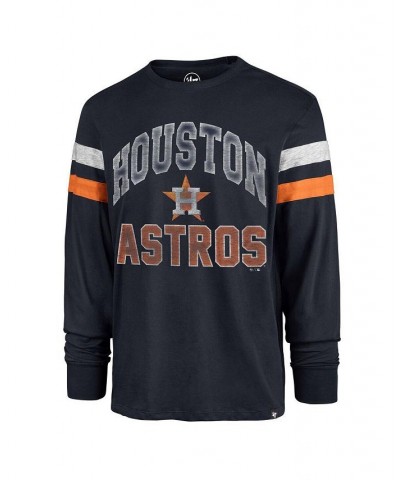 Men's Navy Houston Astros Irving Long Sleeve T-shirt $33.59 T-Shirts