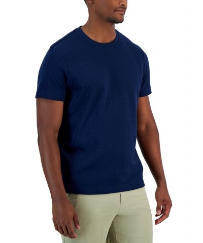 Men's Core Jacquard T-Shirt PD03 $9.24 T-Shirts