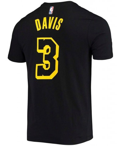 Men's Anthony Davis Black Los Angeles Lakers Name and Number Mamba T-shirt $15.84 T-Shirts