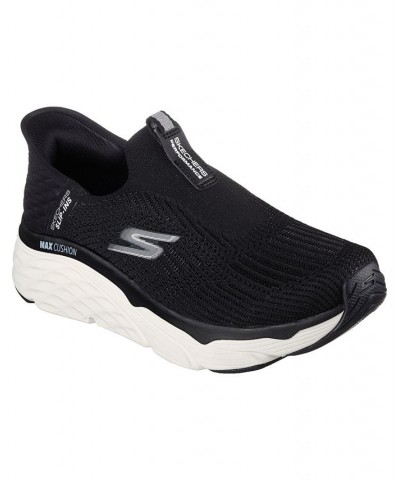 Women's Slip-Ins: Max Cushioning - Smooth Transition Slip-On Walking Sneakers Black $39.60 Shoes