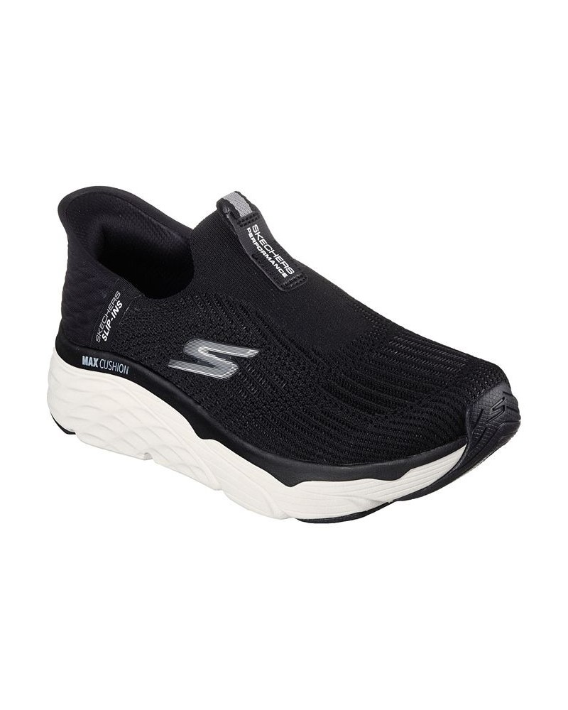 Women's Slip-Ins: Max Cushioning - Smooth Transition Slip-On Walking Sneakers Black $39.60 Shoes