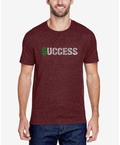 Men's Premium Blend Word Art Success T-shirt Red $24.74 T-Shirts