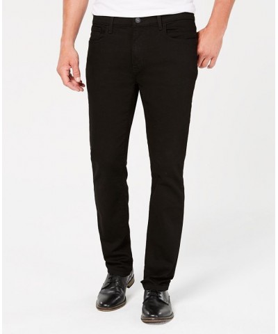 Men's Straight-Fit Stretch Jeans Black $20.58 Jeans