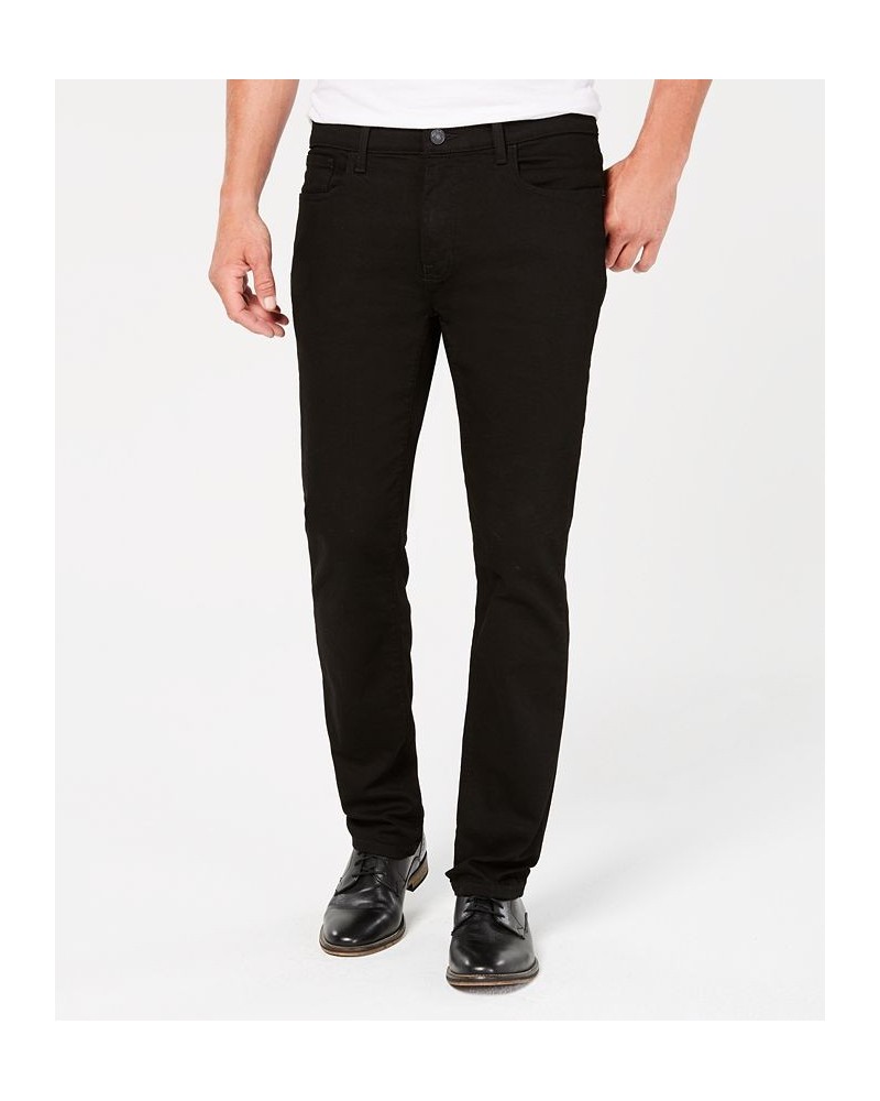 Men's Straight-Fit Stretch Jeans Black $20.58 Jeans