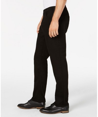 Men's Straight-Fit Stretch Jeans Black $20.58 Jeans