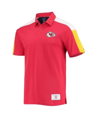 Men's Red, Gold Kansas City Chiefs Logan Polo Shirt $43.99 Polo Shirts