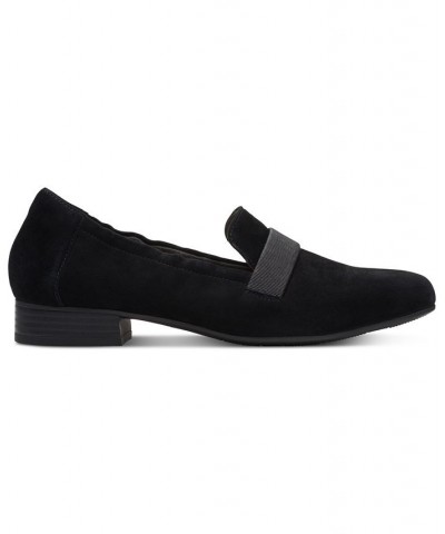 Women's Tilmont Eve Slip-On Comfort Loafer Flats Black $42.00 Shoes