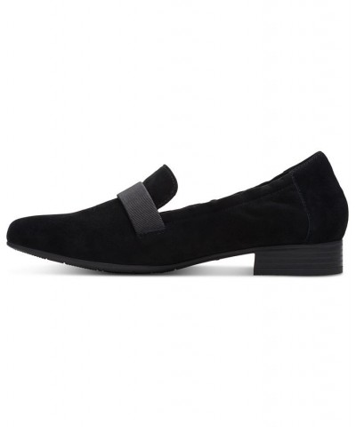 Women's Tilmont Eve Slip-On Comfort Loafer Flats Black $42.00 Shoes