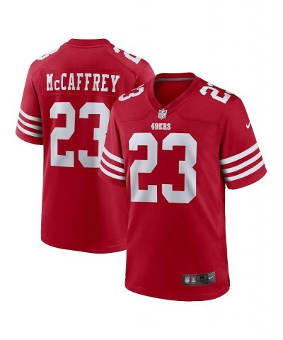 Men's Christian McCaffrey Scarlet San Francisco 49ers Game Player Jersey $33.17 Jersey