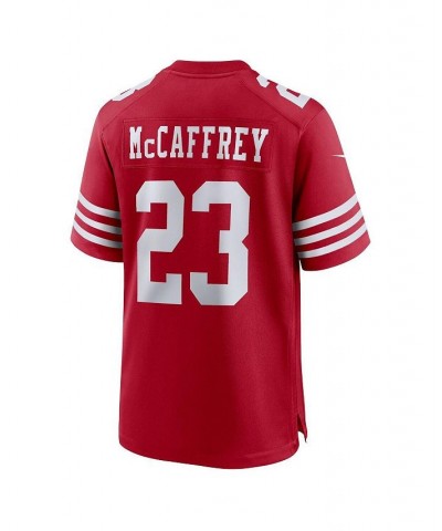 Men's Christian McCaffrey Scarlet San Francisco 49ers Game Player Jersey $33.17 Jersey