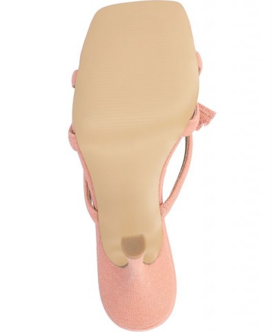 Women's Cilicia Stiletto Sandal Pink $49.39 Shoes