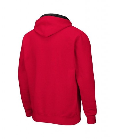 Men's Red Cornell Big Red Arch and Logo 3.0 Full-Zip Hoodie $34.19 Sweatshirt