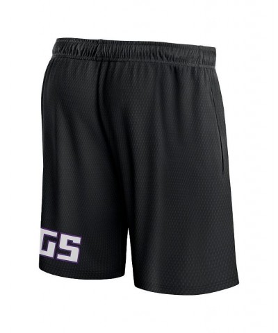 Men's Branded Black Sacramento Kings Free Throw Mesh Shorts $21.99 Shorts