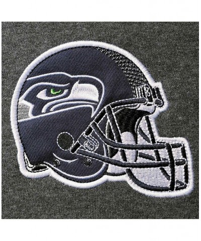 Men's Heathered Gray, Neon Green Seattle Seahawks Extreme Fireballer Pullover Hoodie $32.34 Sweatshirt