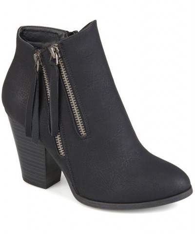 Women's Vally Zipper Bootie Black $37.40 Shoes