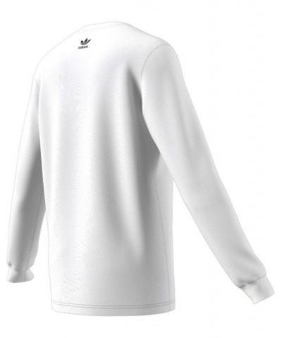 Men's Impossible Crewneck Long-Sleeve Graphic T-Shirt White $22.00 T-Shirts