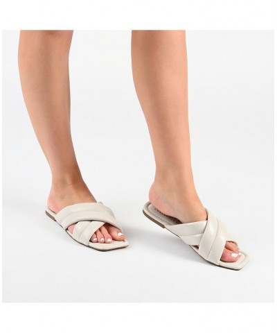 Women's Divyah Crisscross Puff Sandal PD02 $37.60 Shoes