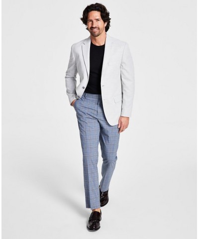 Men's Modern-Fit Grey Weave Sport Coat Gray $60.16 Blazers