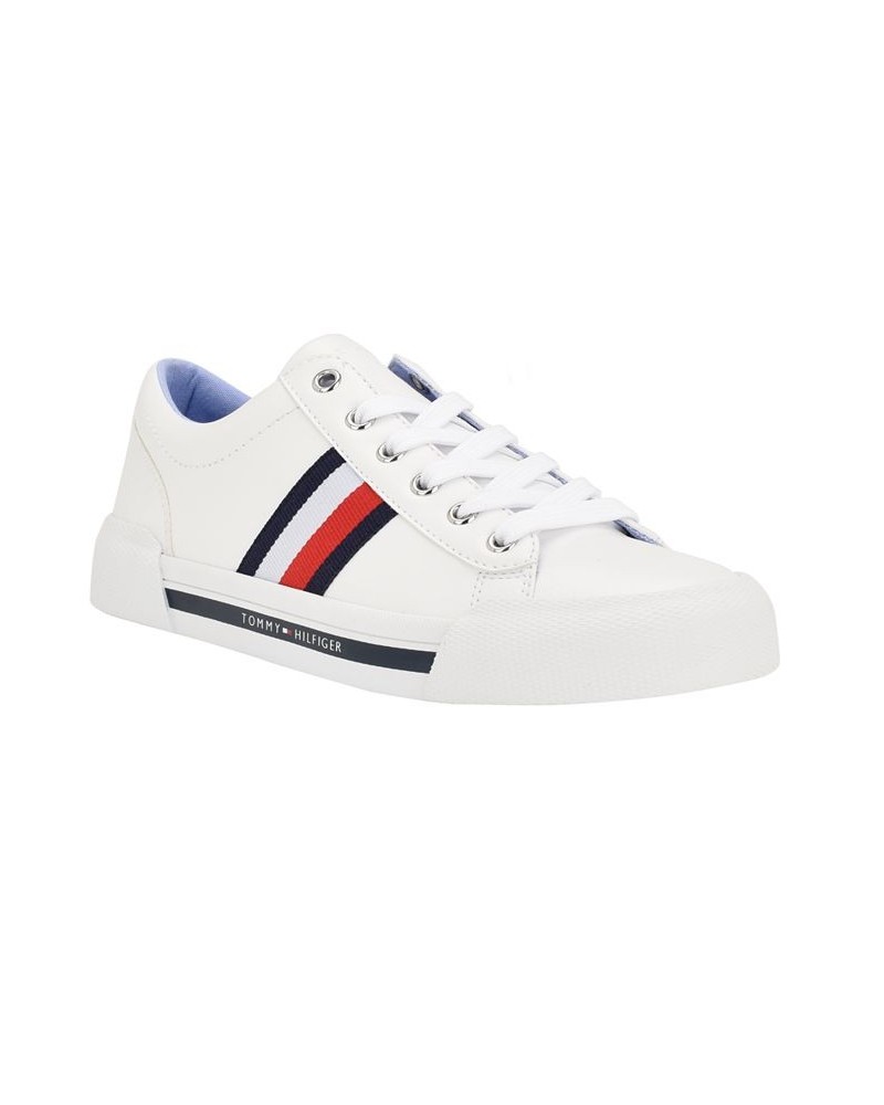 Women's Gilez Casual Lace-up Sneakers White $34.50 Shoes